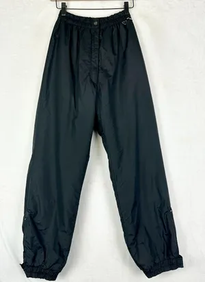 Vintage Obermeyer Women's January Ski Snow Pants Size 6 Black Nylon Snowboard thumbnail 1