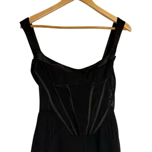 House of CB Mylene Corset Straight Leg Black Cocktail Formal Jumpsuit S thumbnail 6