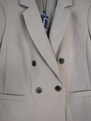 Express Women's S Tailored Double-Breasted Lined Cropped Blazer NEW thumbnail 6