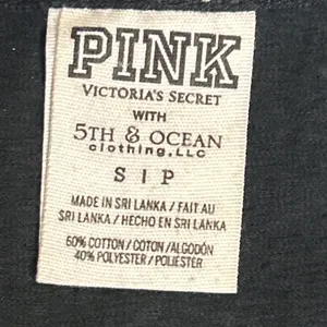 Victoria‎ Secret PINK 5th & Ocean US Army 1/4 Zip Sweatshirt Black Small GUC thumbnail 9