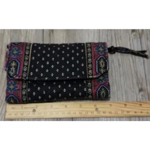 Vera Bradley Crossbody Wallet Floral Quilted Clutch‎ Bag thumbnail 3