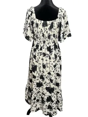 Mittoshop Victoria Flower print midi Dress NWT thumbnail 2