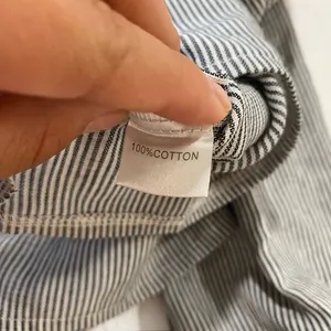 Brandy Melville Pinstripe Off Shoulder Top Black White Long Sleeve thumbnail 9