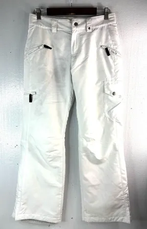 b360 S Athletic Women's White Ski Snow Pants thumbnail 1