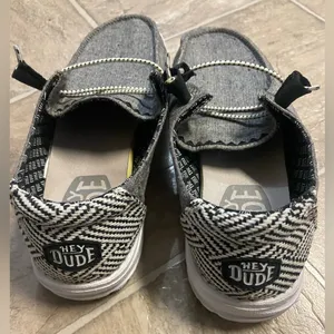 Hey Dude Charcoal Slip-On Shoes thumbnail 2