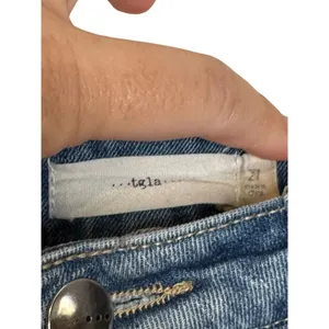 Anthropologie Women's‎ Shorts Button Fly Distressed Distressed Raw Hem Denim 27 thumbnail 5
