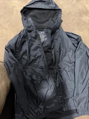 L.L. Bean Black Rain/Windbreaker Jacket thumbnail 1