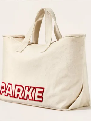 Parke x target large canvas tote bag new nwt thumbnail 1