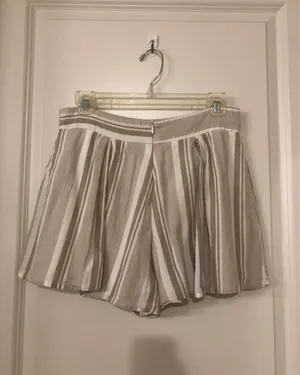 Two Piece Matching Skort & Top Set Gray Size L thumbnail 3