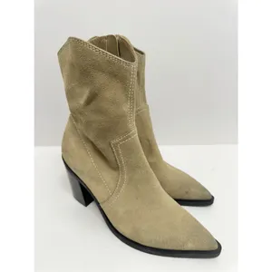 BP. Surina Western Boot in Tan Smoke Size‎ 5.5 Leather Block Heel Pointed Toe thumbnail 2