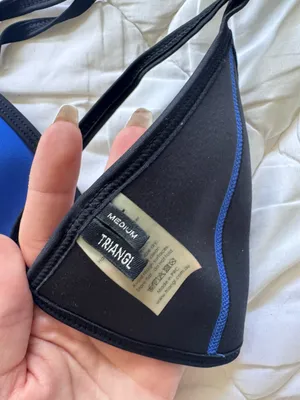 Triangl Bikini Top Blue thumbnail 2