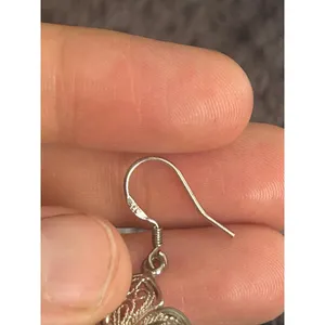 925 sterling silver earrings flower thumbnail 6