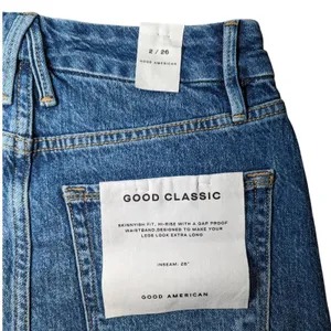 Good American Good Classic‎ Raw Hem Jeans 2/26 NWT thumbnail 6