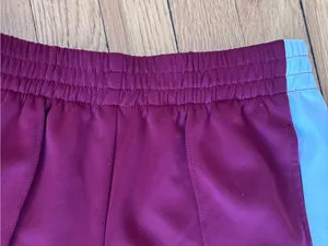 Sincerely Jules Cropped Maroon Track Pants XS thumbnail 7