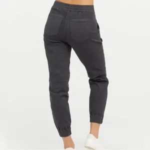 Spanx Grey Stretch Twill Cargo Joggers Pants Elastic Waistband Size Medium thumbnail 9