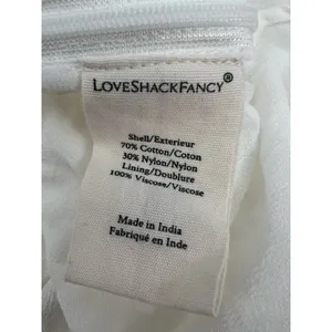NWT LoveShackFancy Alela Lace Mini Dress‎ in True White Size 2 thumbnail 9