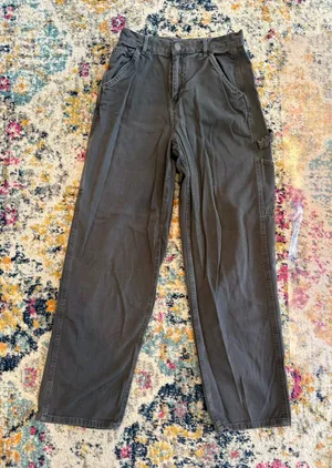 Garage Gray Straight-Leg Pants thumbnail 1
