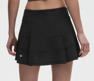 Lululemon Pace Rival Mid-Rise Skirt Black thumbnail 1