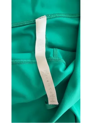 Lululemon Align High-Rise vibrant green leggings size 12 thumbnail 10