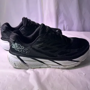 Hoka Women's Black and White Sneakers thumbnail 13