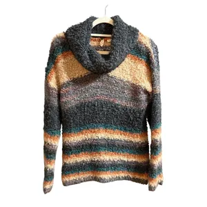 Anthropologie‎ Moth Murray Striped Cowl Neck Sweater sz S thumbnail 3