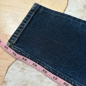 RE/DONE‎ High Rise Ankle Crop Jeans In Dark Rinse Size 26 thumbnail 11