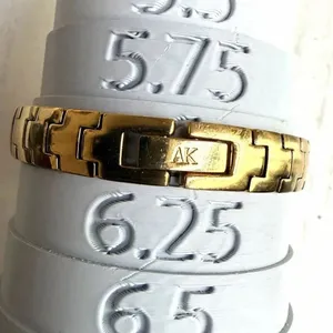 Anne Klein AK Gold Tone Watch Mother of Pearl Dial Crystal Accents Water Resist thumbnail 8