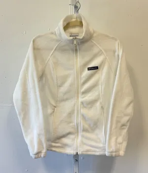 Columbia Benton Springs White Full Zip Fleece Jacket WL6439 Small Gorpcore thumbnail 1