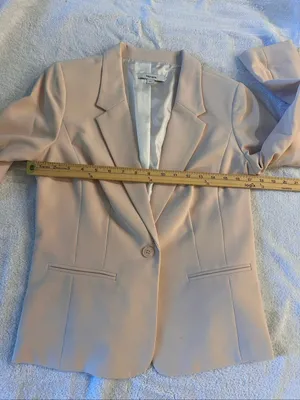 NWT Kensie Long Sleeve Blazer Light Pink Size M thumbnail 12
