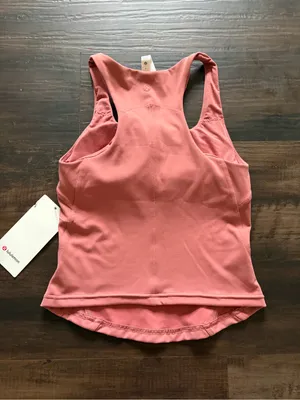 NWT lululemon athletica Rose Pink Instill racer back Tank thumbnail 2