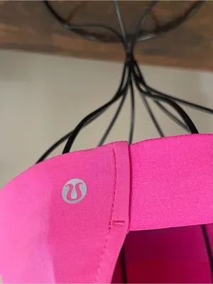 Lululemon Fast And Free Running Hat Vivid Pink Ponytail Women One Size Athletic thumbnail 6