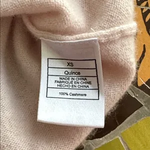 Quince Cashmere Pink Turtleneck Sweater Sz: Xs thumbnail 5