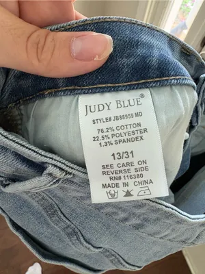 Judy Blue High-Waisted Side Panel Barrel Leg Denim Jeans Size 31 thumbnail 7
