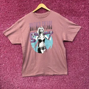 Britney Spears Snake Pink T-Shirt XL thumbnail 3