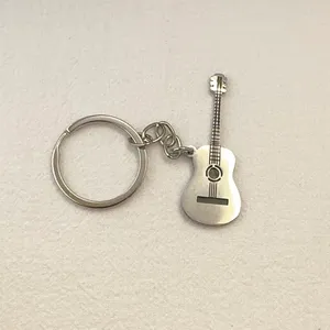 Guitar Car Keychain for Men Women Electric Guitar Keychain Key Ring Bag Charm thumbnail 3
