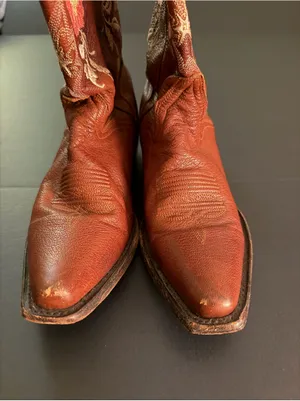 J.B. Dillon Women’s Western Embroidered Boots in Rust size 7-1/2 thumbnail 2