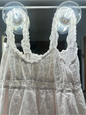 White floral dress (Ready To Ship) thumbnail 4