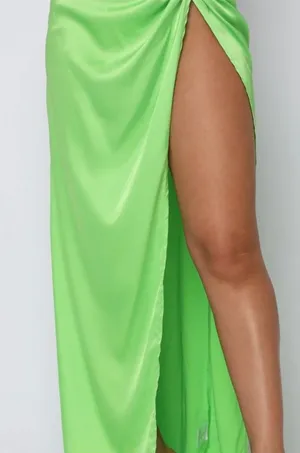 NWT white fox perfect vibe maxi‎ skirt M thumbnail 1