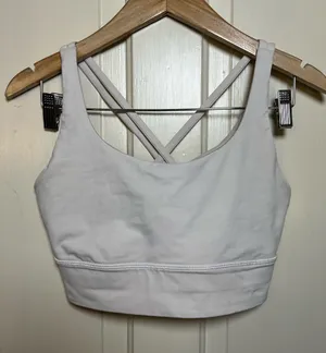 lululemon Energy Longline Bra Medium Support, B–D Cups White 10 thumbnail 1