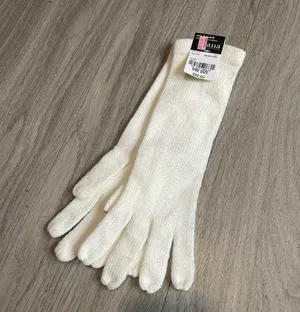 a.n.a White Knit Gloves thumbnail 1