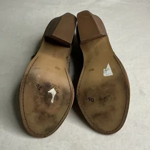Vince Camuto Kathleen Open Toe Suede Bootie Block Heel Peep Toe‎ 9M thumbnail 8