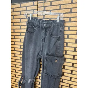 Black Cargo‎ Jeans Size Small thumbnail 3