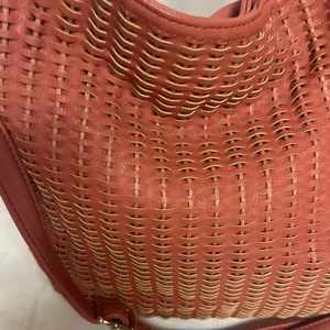 Malibu Skye Hobo Bag with Woven Texture and Adjustable Strap Tan thumbnail 2