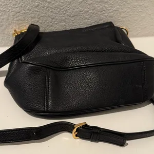 Marc Jacobs Empire City Crossbody Saddle Bag Black Pebbled Leather thumbnail 15