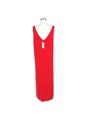 Kidsform Tank Maxi Beach Cover-up Dress Pink Size Large NWT Summer Casual thumbnail 7