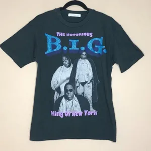 Daydreamer black notorious BIG weekend tour band tee shirt thumbnail 2