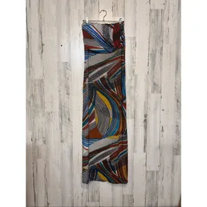 Julia Jordan Colorful Abstract Strapless Maxi Dress – Size M thumbnail 2