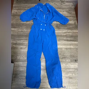 Bold Cobalt Utility Jumpsuit with Button Front Blue Size 42 thumbnail 2