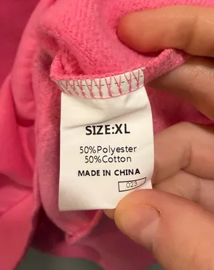 Unbranded Color Contrast Sweatshirt Pink thumbnail 5