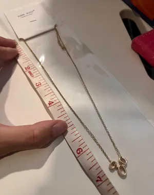 Gold ring pendant necklace women's fashion thumbnail 4